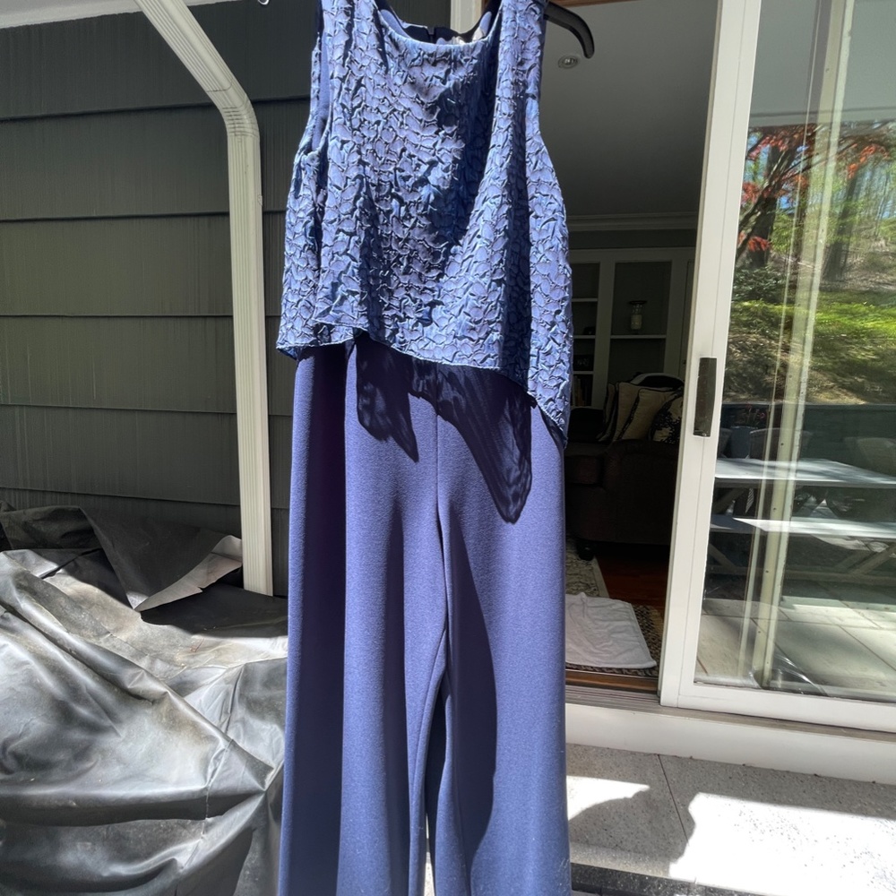DKNY Navy Jump Suit - Size 8 NWT